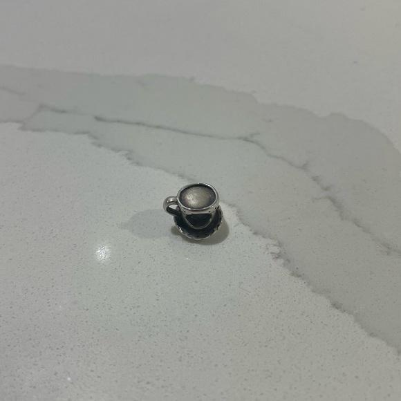 Tea Cup and Saucer Pandora Charm - Picture 1 of 4